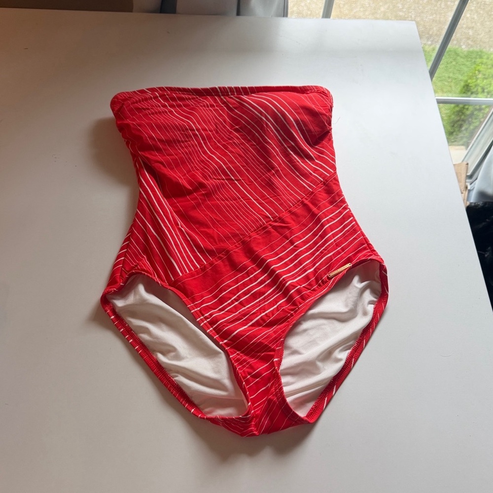 Vince Camuto Red and White  Swimsuit